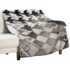 Day and Night by Maurits Cornelis Escher Throw Blanket wednesday Decorative Blankets 1