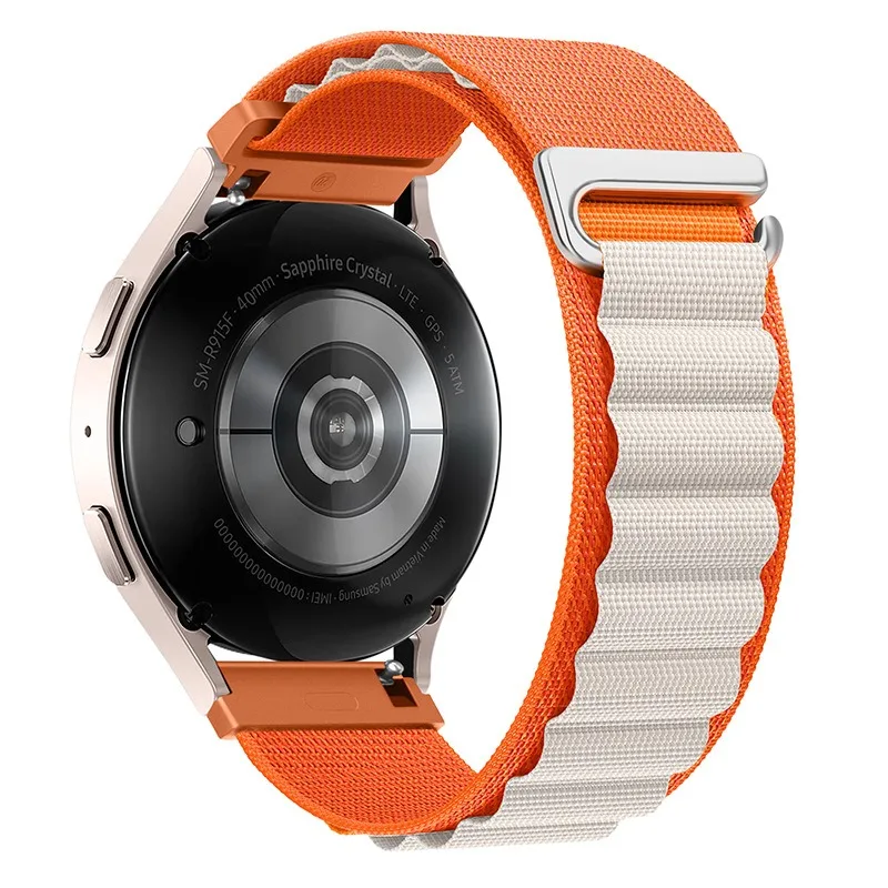 Alpine Nylon Loop Watch Strap, 20mm/22mm, Universal Design