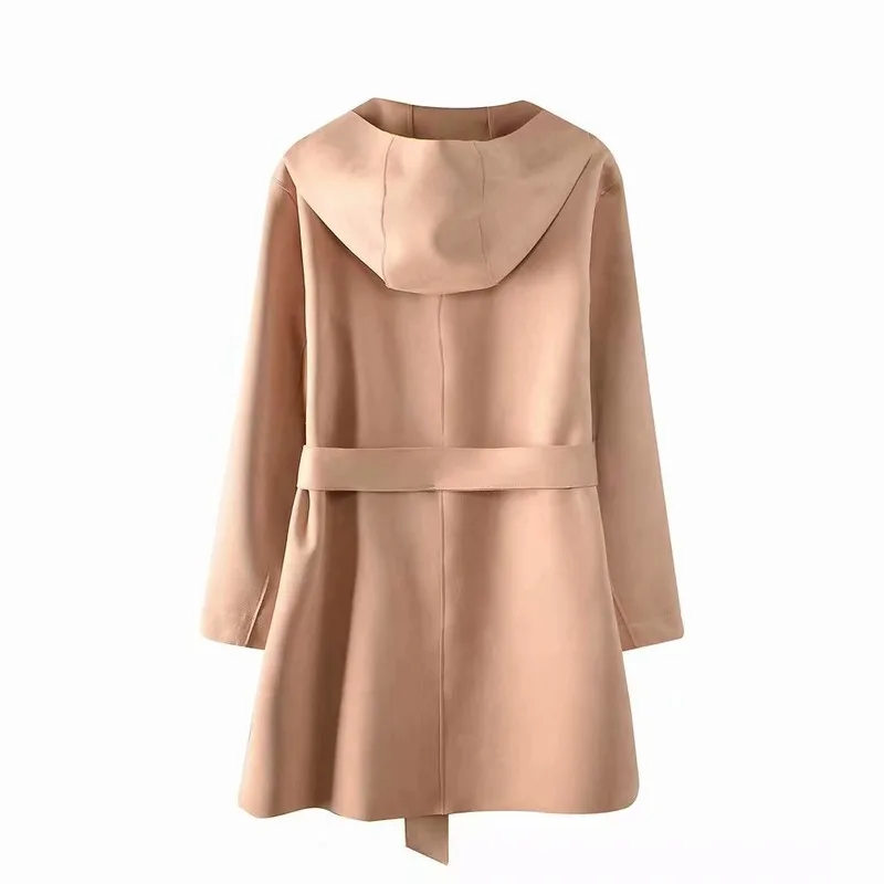 2023 Ladies Autumn and Winter Casual Windbreaker Ladies Oversized Solid Coat New Fashion Winter Long Coat Retro Loose Clothing