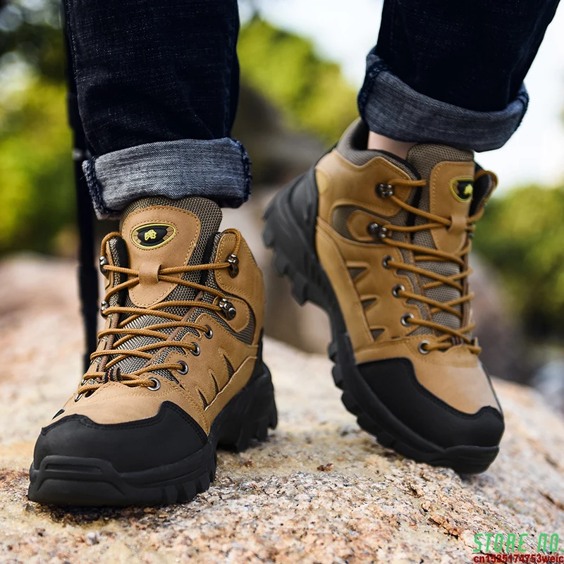 Men's Outdoor Hiking Boots  Waterproof Trail Shoes for Men –