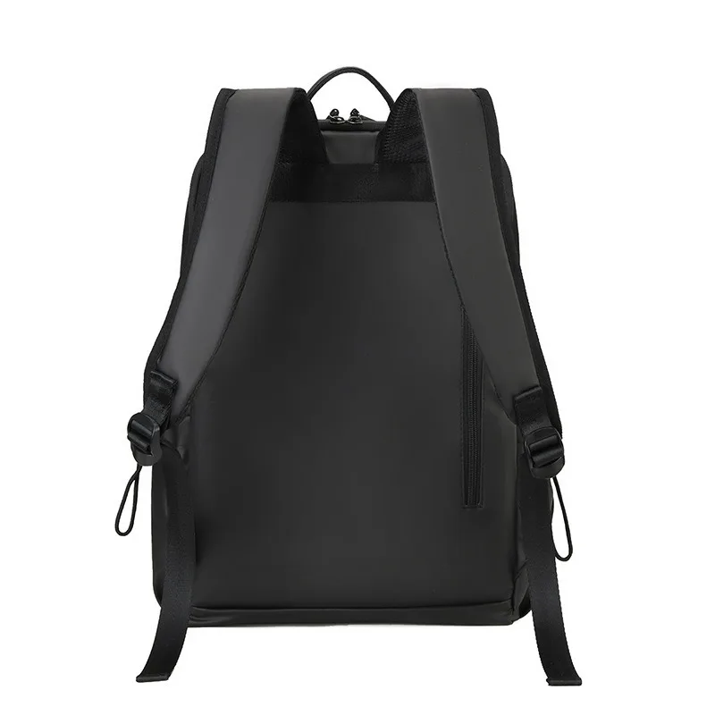 14 Inch Laptop Backpack For Men New Urban Leisure Business Back Pack Simple Solid Color College Textbook Bagpack Black Gray Blue 5