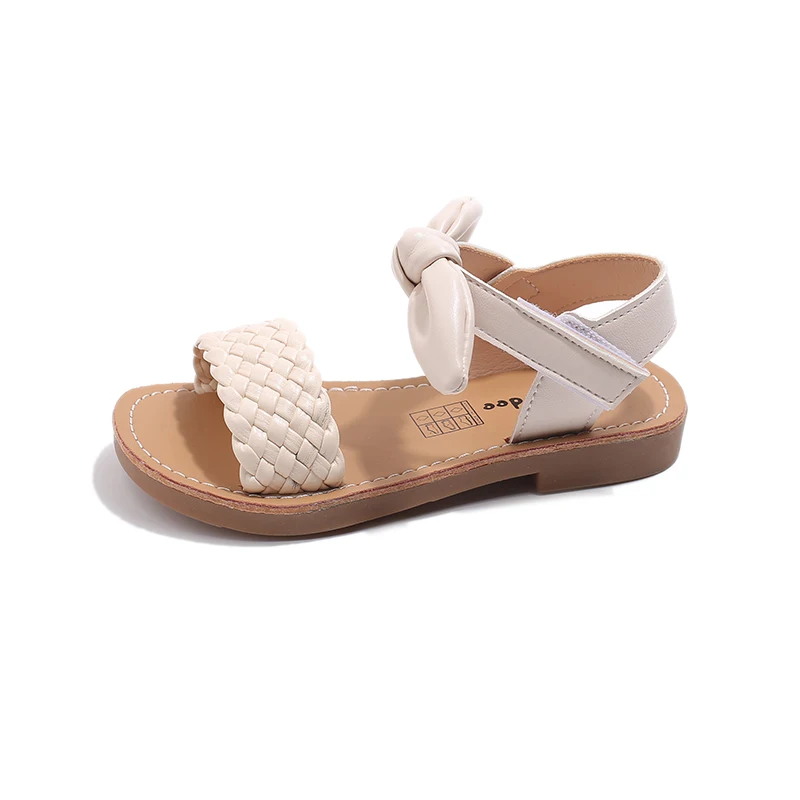 Girls Classic Sandals with Bow Knot for Summer Beach