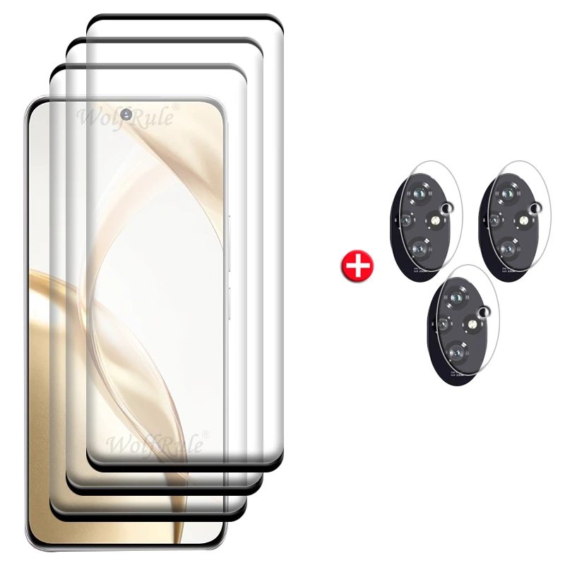 واقي شاشة من الزجاج المقسى 6 في 1 لهواوي هونور ، غ...