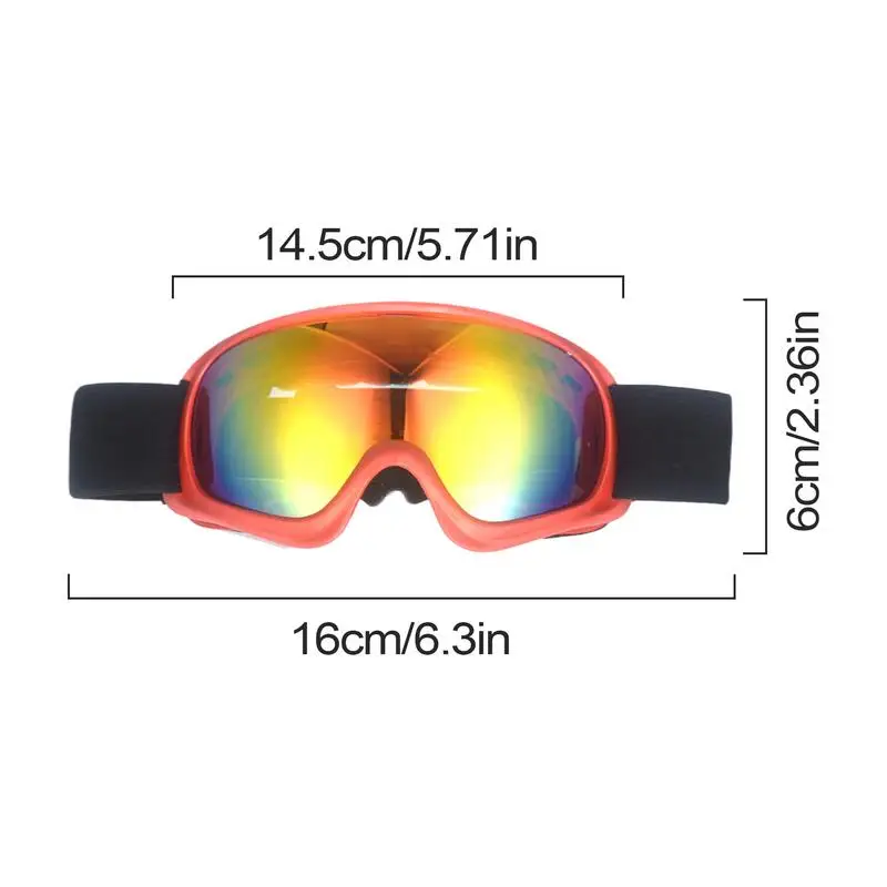 Kids Ski Goggles With UV Protection Anti-Fog Soft Snow Goggles Winter Snowboard Children Skiing Glasses For New Year 6