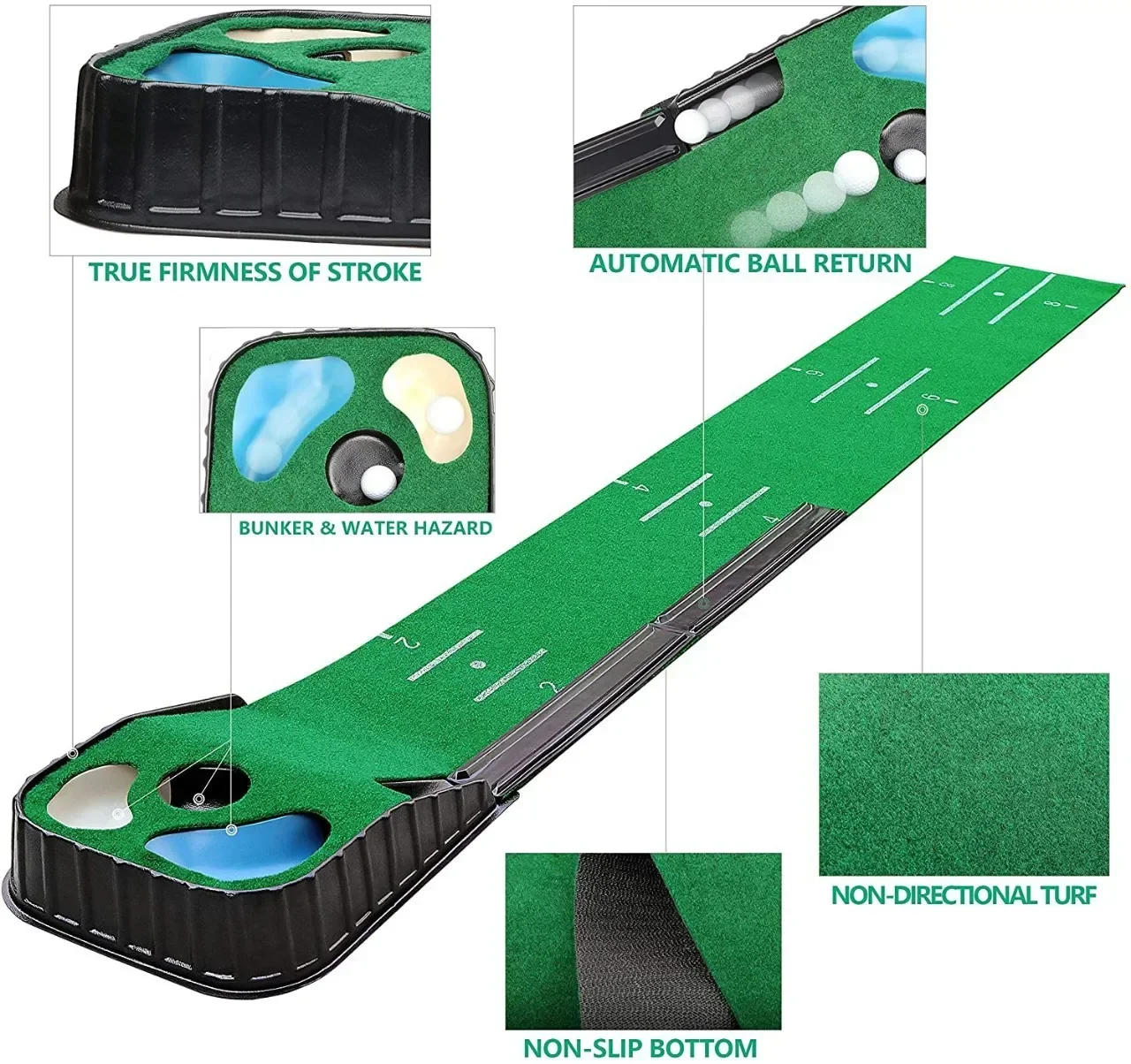 Indoor Golf Putting Practice Mat 2