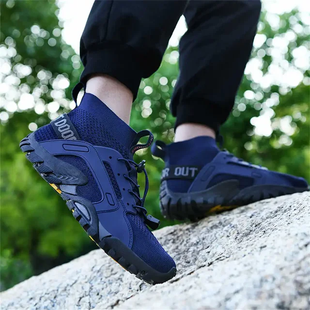 트렌디하고 편안한 남성용 앵클 부츠: 스타일리시한 하이 컷 스니커즈