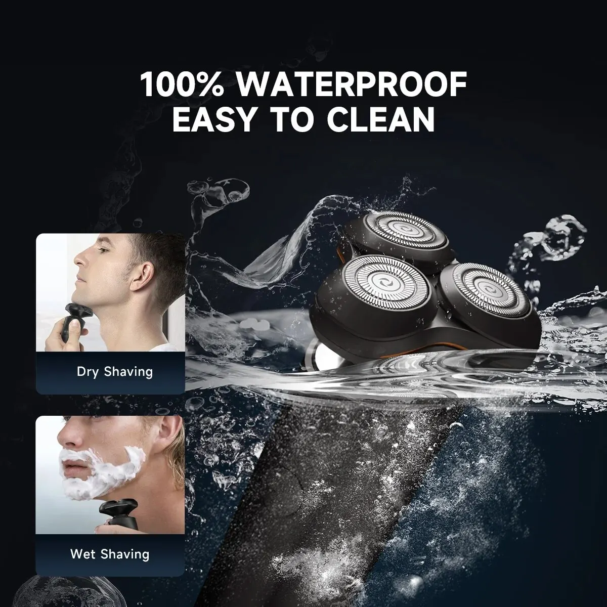 ENCHEN X8S-C Electric Shaver With 4 Replacement Heads Multi-Purpose Waterproof Type-C Rechargeable Portable Men Beard Trimmer hair clipper electric shaver hair trimmer electric razor rotary shaver electrical rotary shaver electric hair clipper cordless shaver