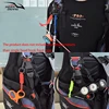 1 PCS Diving 316 Stainless Steel Bolt Snap Hook With Rope Hand Woven Luminous Fixed Rope Anti-lost Safety Rope BCD Accessory 2