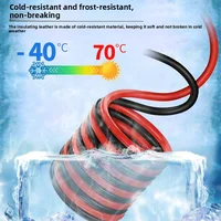 Car Battery Jumper Cable Boost Cable Line Emergency Jumper Starter Lead Extended And Thickened Double Headed With Clamp 3M4M