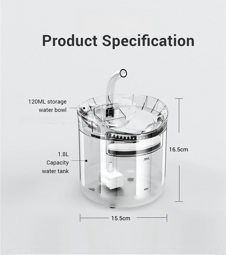 Cat water fountain product detail