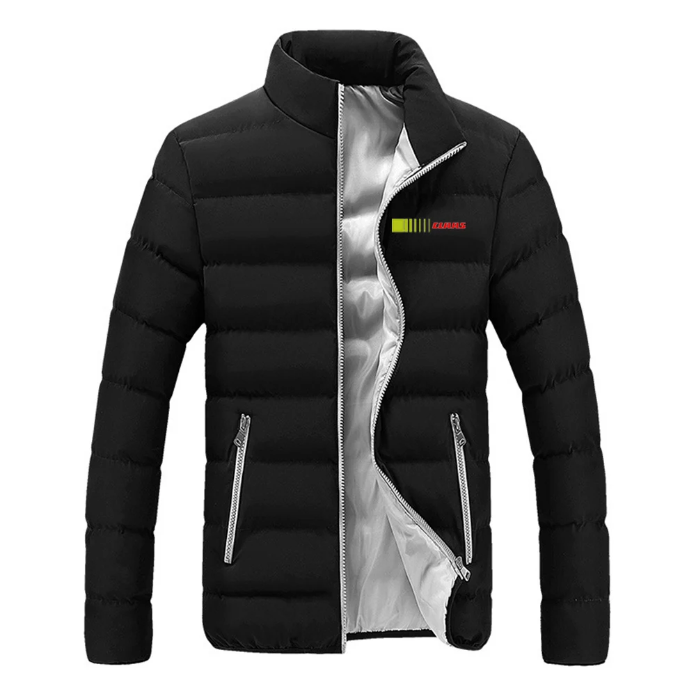 Claas 2023 Autumn and Winter New Style Men's high-quality Cotton-padded Jackets Solid Color Coat male fashionable Overcoat tops