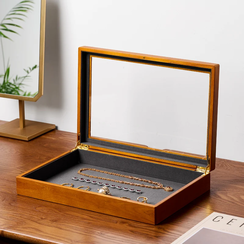 ジュエリー ケース メーカー - 中国ジュエリー ケース工場とサプライヤー ジュエリーオーガナイザースタンドジュエリーボックス ミラー付き PUジュエリージュエリーボックス ポータブルイヤリングネックレスオー