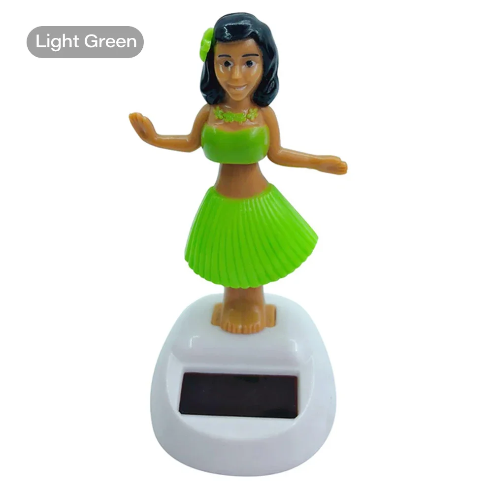 Flyingu 2 X Figurine Bord, Danseuse Hawaienne Voiture Qui Bouge, Danseuse Solaire Voiture