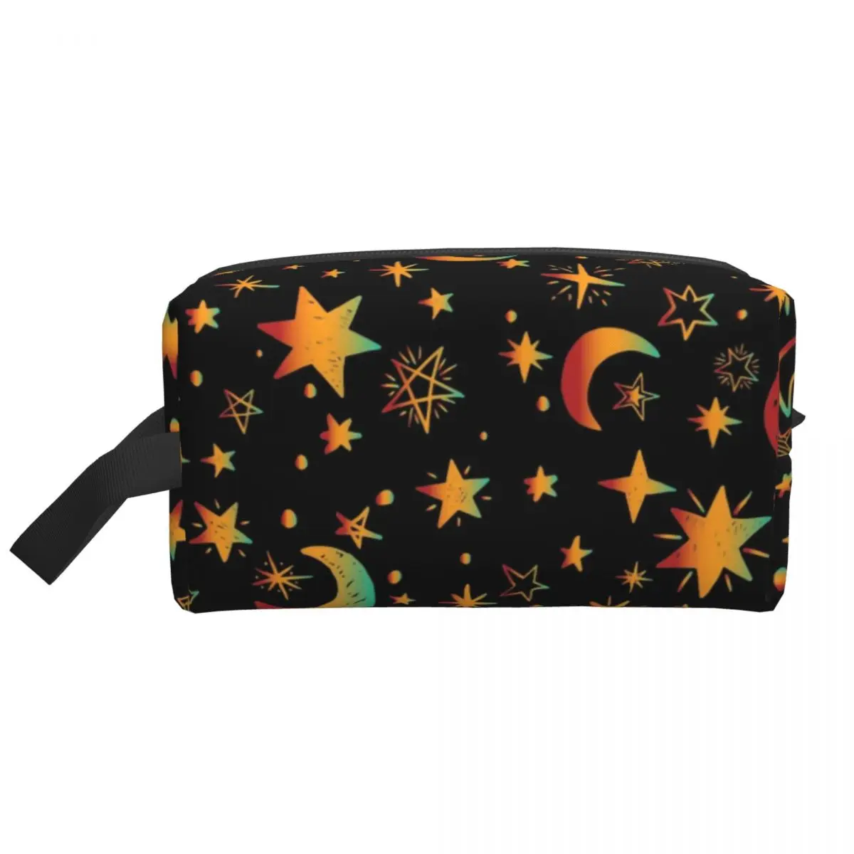 

Celestial Moon And Stars Portable Lunch Boxes Women Waterproof Galaxy Space Thermal Cooler Food Insulated Lunch Bag Office Work