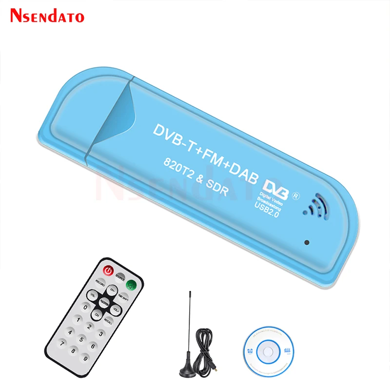 USB 2.0 Tuner DVB-T2 / DVB-T DVB-C DAB SDR FM USB Stick Digital HDTV F  Laptop PC