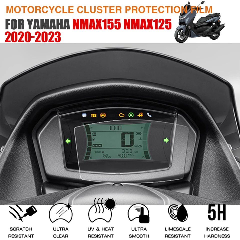 Motorrad Armaturenbrett Displayschutzfolie für Yamaha Nmax 155 N