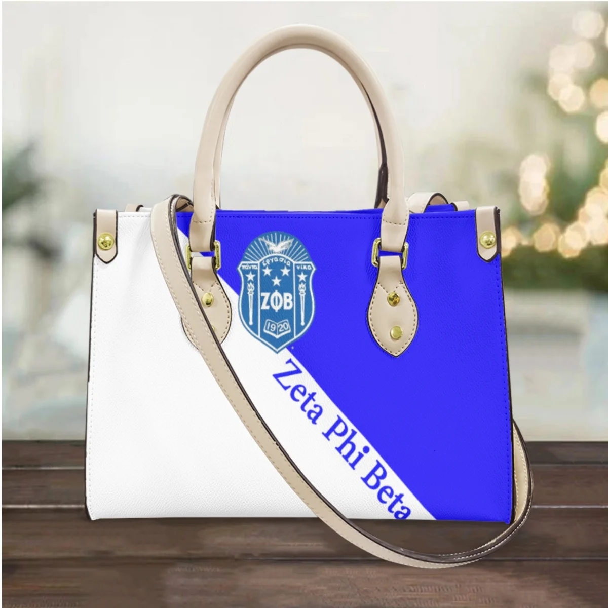 

Zeta Phi Beta Handbags and Purse for Women Shoulder Bags Luxury PU Leather Female Messenger Bags Woman Fashion Totes Bolsa Mujer