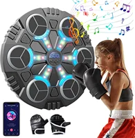 New Smart Music Boxing Machine 5/6 Targets Wall Target Trainer With Gloves For Children/Adults Home Exercise Response Training ﻿ 1