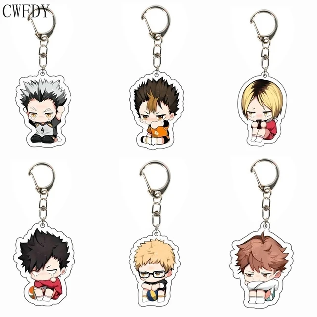 Anime Volleyball Junior Double-sided Transparent Acrylic Keychain New Style  Haikyuu!! Pendant Cosplay Exquisite Key Chain Gifts - AliExpress