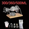 300ML 360ML 500ML Hand Popcorn Machine Open Firing Popcorn Puffing Machine Stainless Steel Mini Popper Manual Popcorn Maker 1