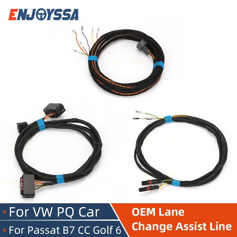 

Side Assist Lane Change Blind Spot Assist Wire Cable Harness for VW Passat B7 CC Golf 6 Jetta MK6 Only for VW PQ CARS