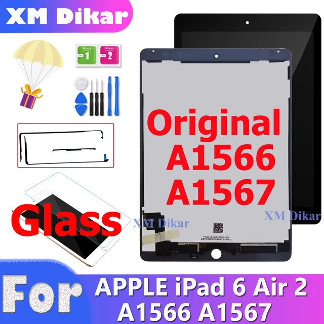 9.7 LCD Tablet For Apple iPad Air 2 For iPad 6 A1567 A1566 LCD Display  Touch Screen Digitizer Panel Assembly Replacement