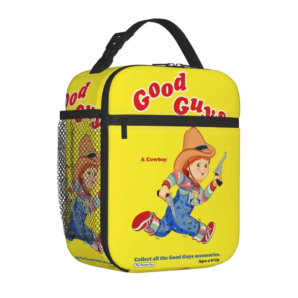 Gute Jungs Kinder puppe chucky isolierte Lunch pakete Lebensmittel beutel tragbare Kühler thermische Lunchbox für Schul büro – Detail 4