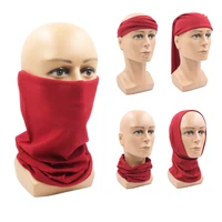 Outdoor Sports Wine Red Riding Dustproof Bandana Polyester Face Mask Headwear Neck Gaiter Magic Tube Cycling Fishing Scarf Women 1