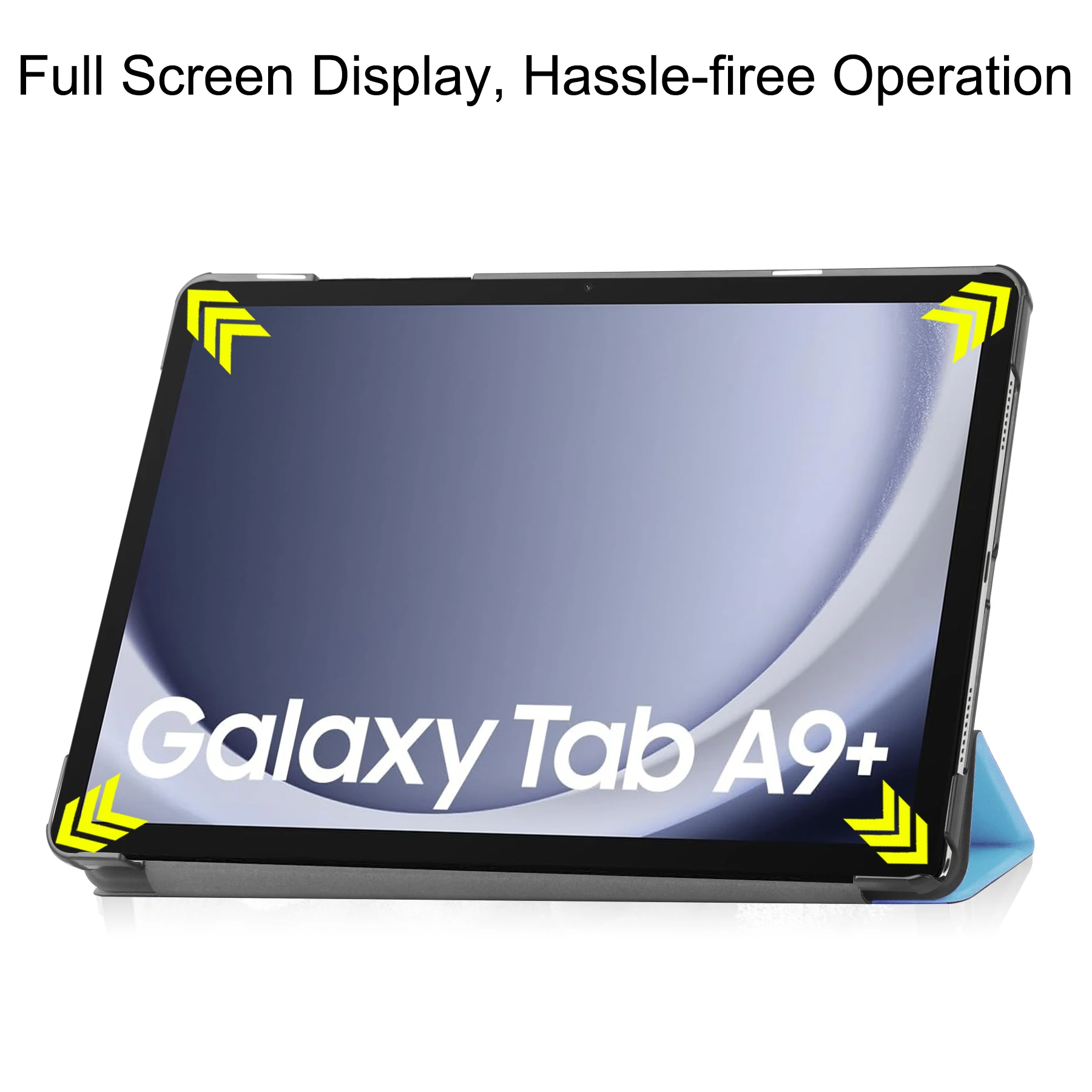 Ultra Slim Smart Leather Case with Stand and Auto-Wake/Sleep Function for 11-Inch Tablets (2023)