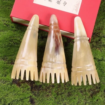Buffalo Horn Scalp Massage Comb 1