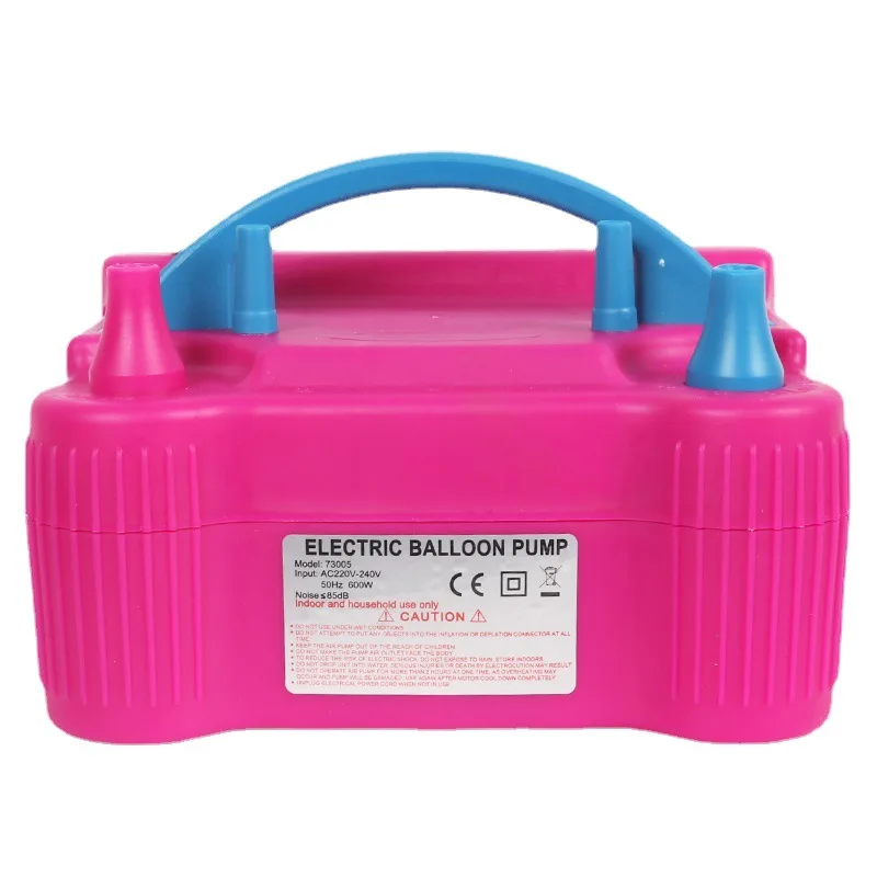 

Balloon Air Pump 220V Electric High Power Two Nozzle Air Blower Balloon Inflator Pump Fast Home Portable Inflatable Tool
