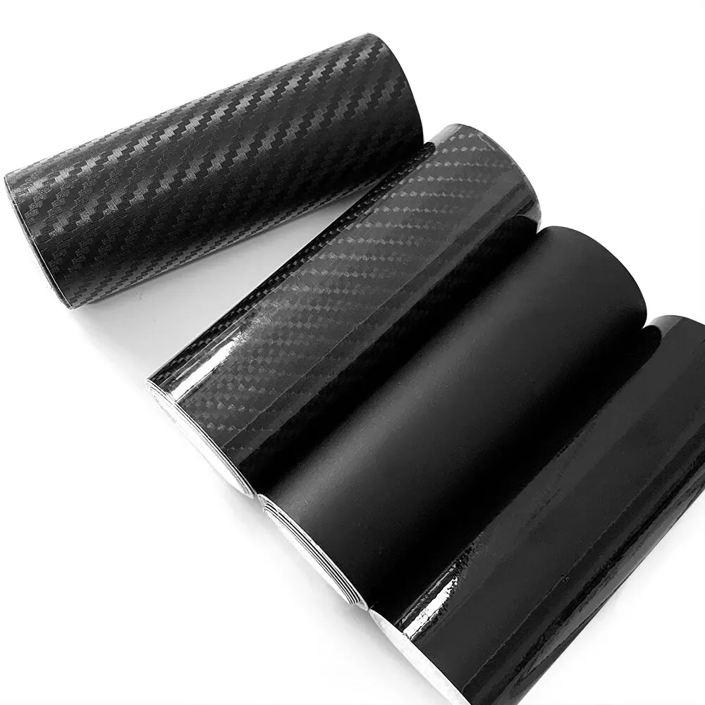 Kit 6 Piezas Protector Puertas Coche Fibra Carbono | Autoadhesivo Antiarañazos Para Umbrales