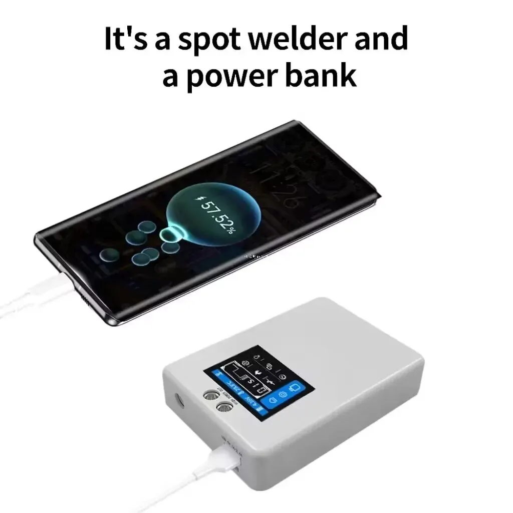CNC True Colour Screen Portable Spot Welder 2.0 Inch HD Professional LED Lighting 18650 Lithium Battery DIY Complete Kit 4