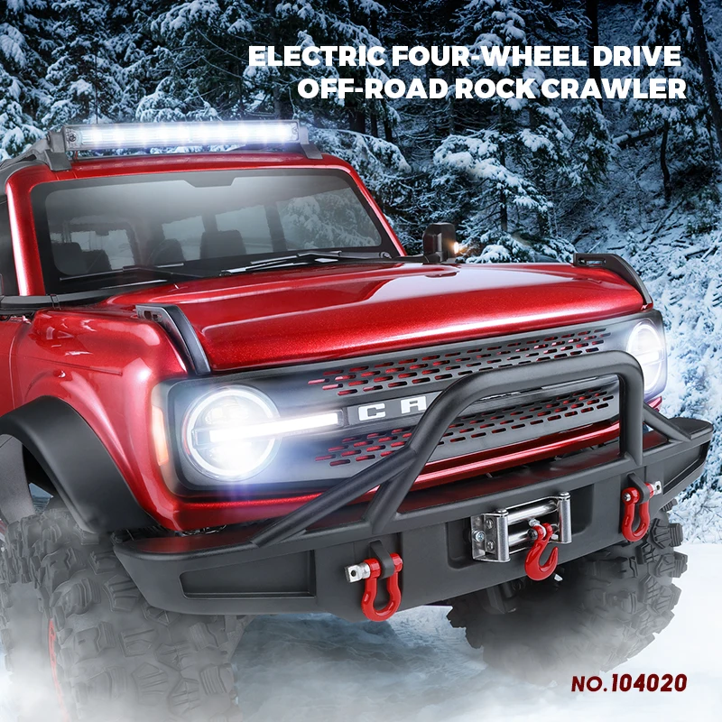 WLtoys 1:10 104020 RC Car with Electric Winch Professional