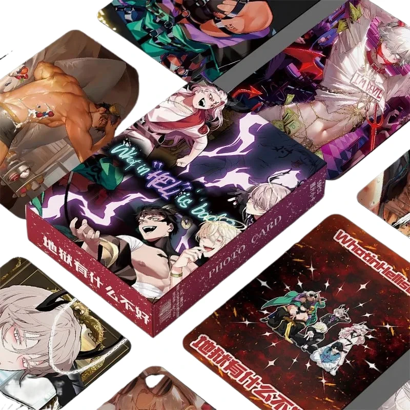 What In Hell Is Bad Card Bookmark Orea Anime 3 Inch Card Lomo Childrens Stationery Student Message Collection Gift Waterproof