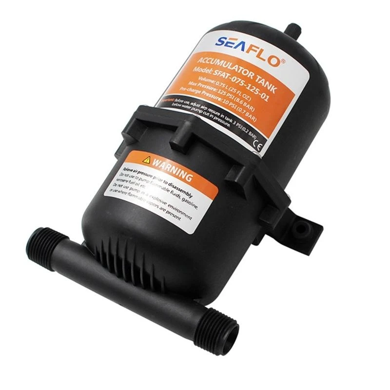 RV Boat Water Accumulator 0.75 L 125PSI Mini Pressure Accumulator Water for Yacht D7WD