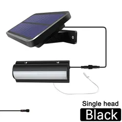 Solar-Powered Indoor Outdoor Pendant Light with Pull Switch - Warm white (Single head black)