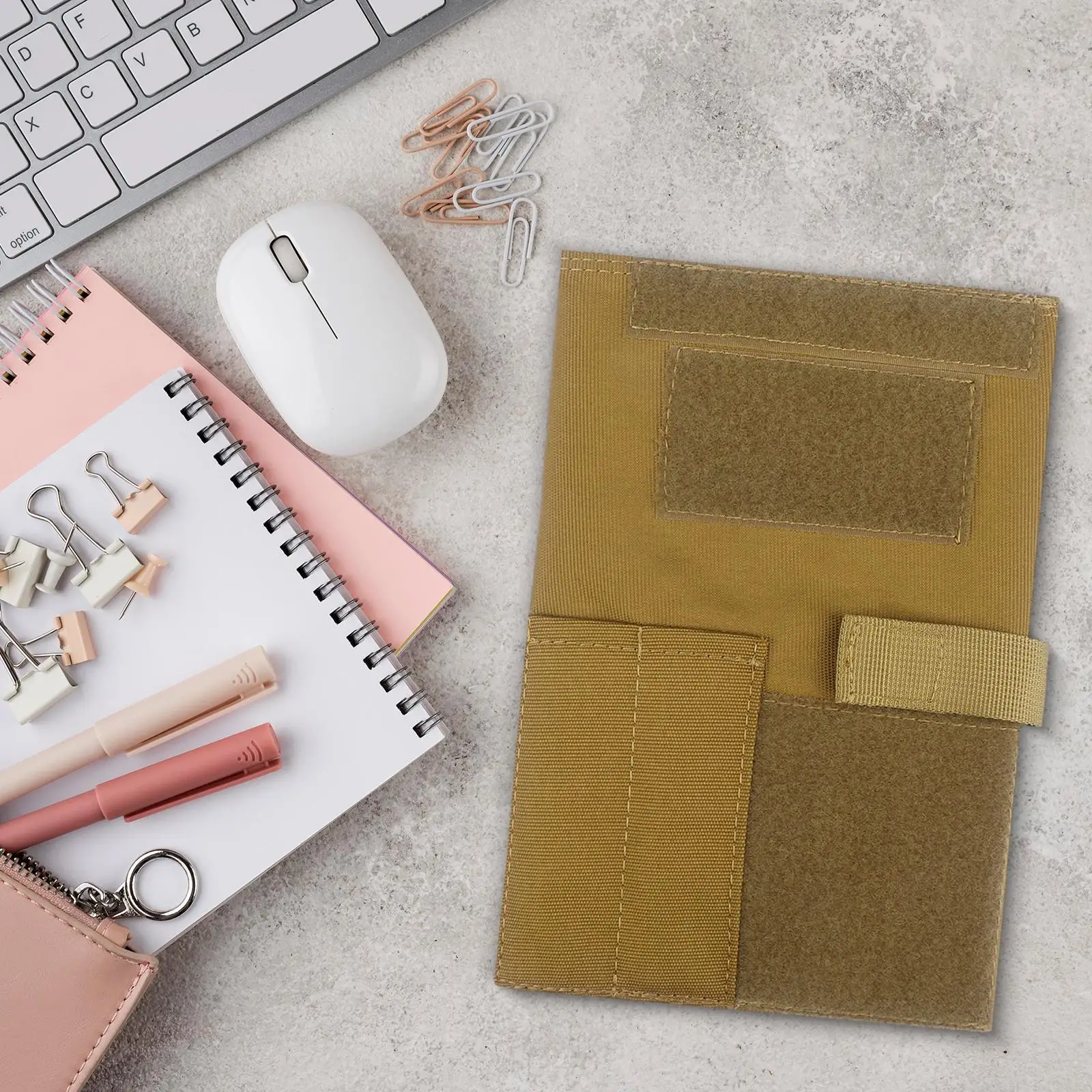 

Notebook Cover Practical Wear Resistant Memo Cover for Camping School Travel