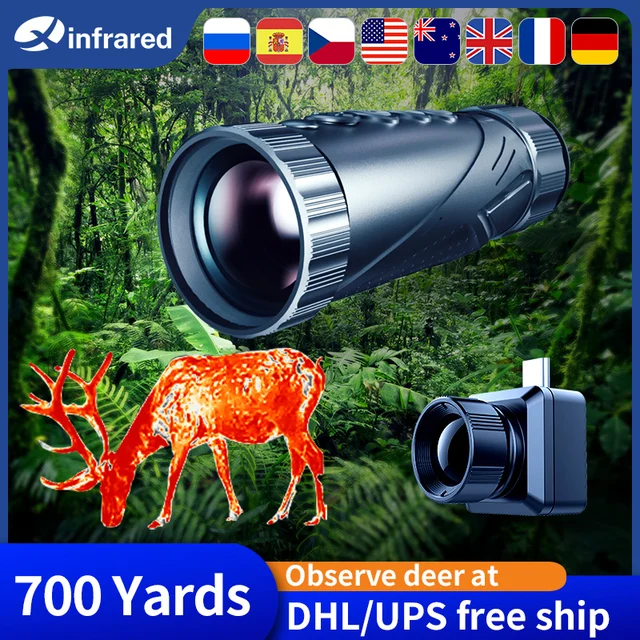 Xinfrared T2 ProThermal Monocular Detect Deer 787 yard Night Vision for