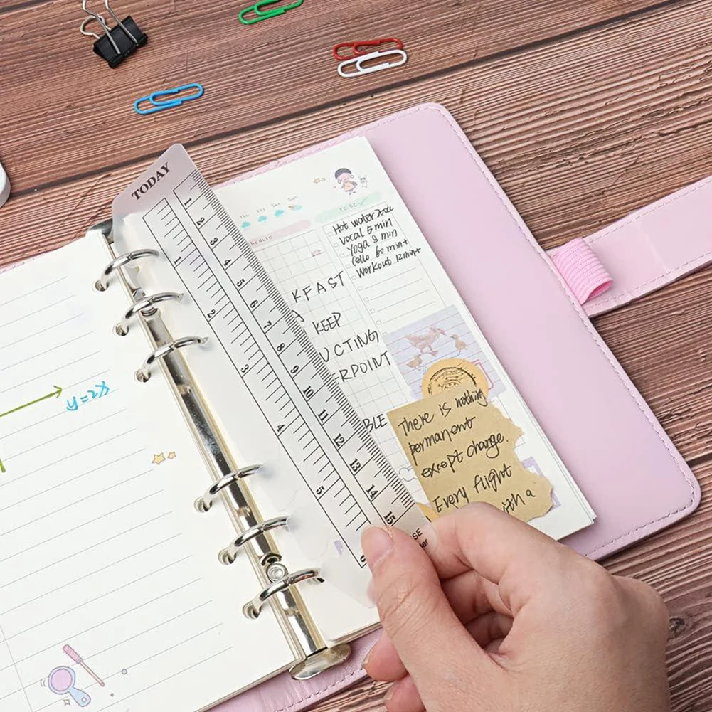 

6-hole Scale Ruler For Bookmark Multifunctional Scale Tool For Measure