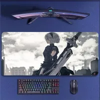 NieR Automata Mousepads Monster Large Mouse Mat Big Desk Pad Non Slip Rubber Mouse Pad Big Keyboard Mats Mouse Pad 1