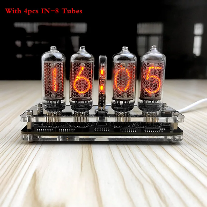 Nixie Clock 4 digits　IN-12 & B5092 Nixie Clock 4 digits IN-12 & B5092 Nixie Clock 4 digits IN