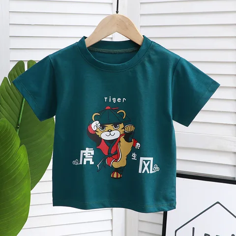 Clothes Children Short Sleeve Cartoon Graphic T Shirts Anime Casual Tops Jersey Baby Tee Toddler Girl Boy Cotton Fashion