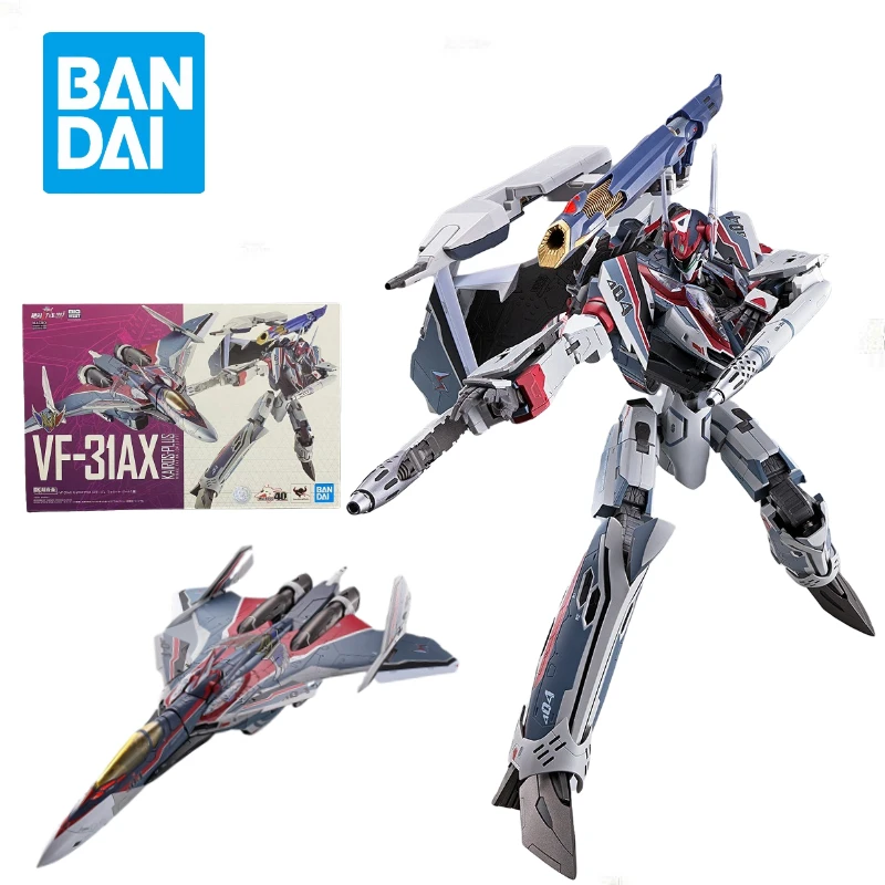 

Bandai Original DX Chogokin Macross VF31AX VF-31AX KAIROS-PLUS 1/48 In Stock Action Figures Toy Gift Collection Hobby