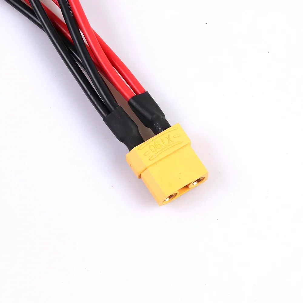 Câble parallèle XT90 à XT60 1 vers 2/3 14AWG pour batterie RC