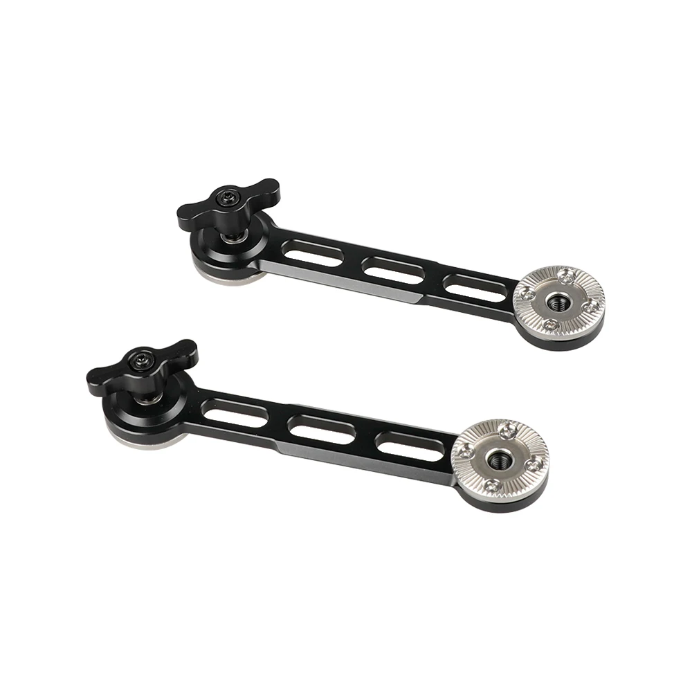 CAMVATE 2 Pieces DSLR 카메라 용 NATO 안전 레일이 장착 된 표준 ARRI Rosette 연장 암 숄더 마운트 리그 지원 시스템 New