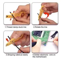 EU Plug Soldering Iron Kit Adjustable Temperature Professional Electronic DIY Kits Multimeter Hot Pen Soldering Iron - Image 4
