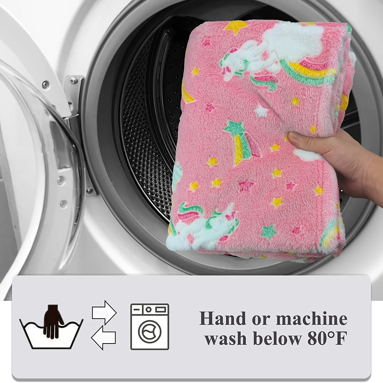 어두운 무지개 던지기 담요에 1pc 광선, 소녀 소년을위한 부드러운 던지기 담요, 캠핑 담요, 1-10 세 어린이를위한 선물