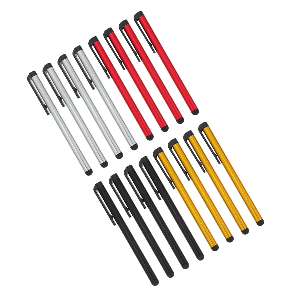 

16 Pcs Touch Screen Touch Screen Pen Smartphone Capacitive Cell Writing Rubber Convenient Universal