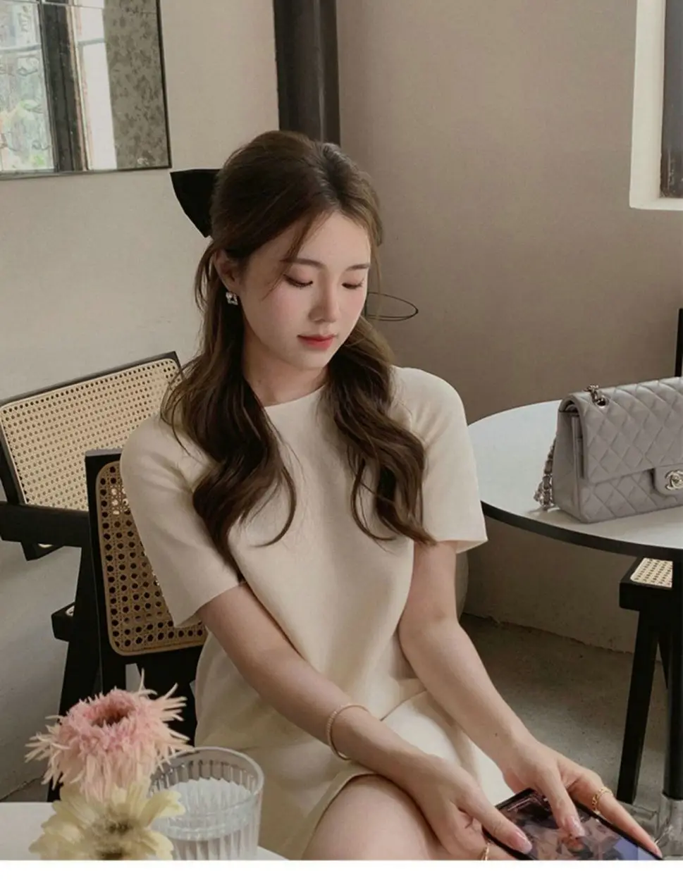 Girl Summer Casual Solid Straight Small Dress Women Temperament Goddess High End Skirt French Light Luxury Small Fragrance Dress Aliexpress